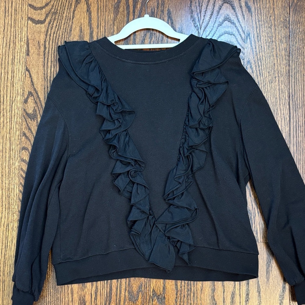 Alice + Olivia
Crew Neck Long Sleeve Sweatshirt
Black | Size: M